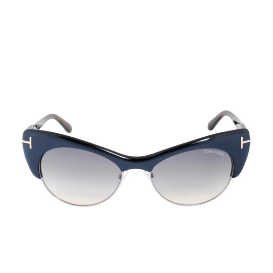 Tom Ford - Sunglasses for Women, Navy Blue-Blue Gradient - 54-17-140 mm