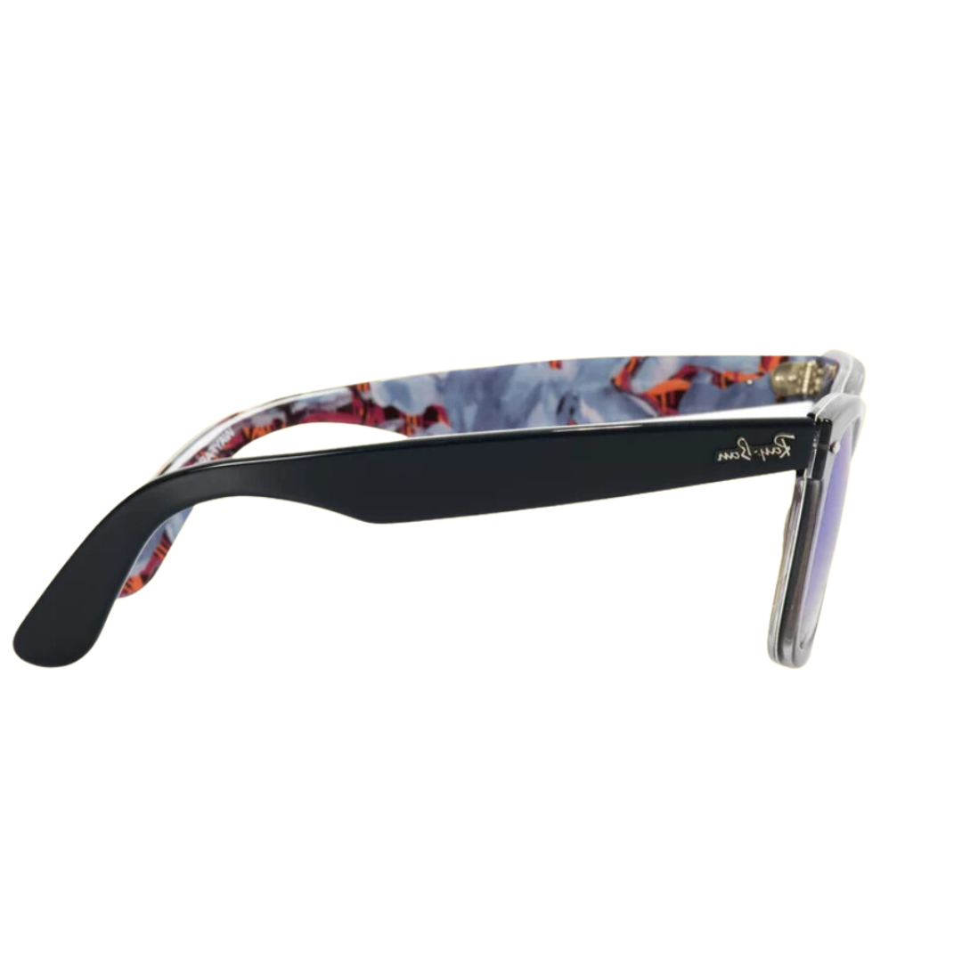 Ray Ban - Wayfarer Sunglasses, Grey Blue-Blue Gradient Flash - 50-22-150 mm