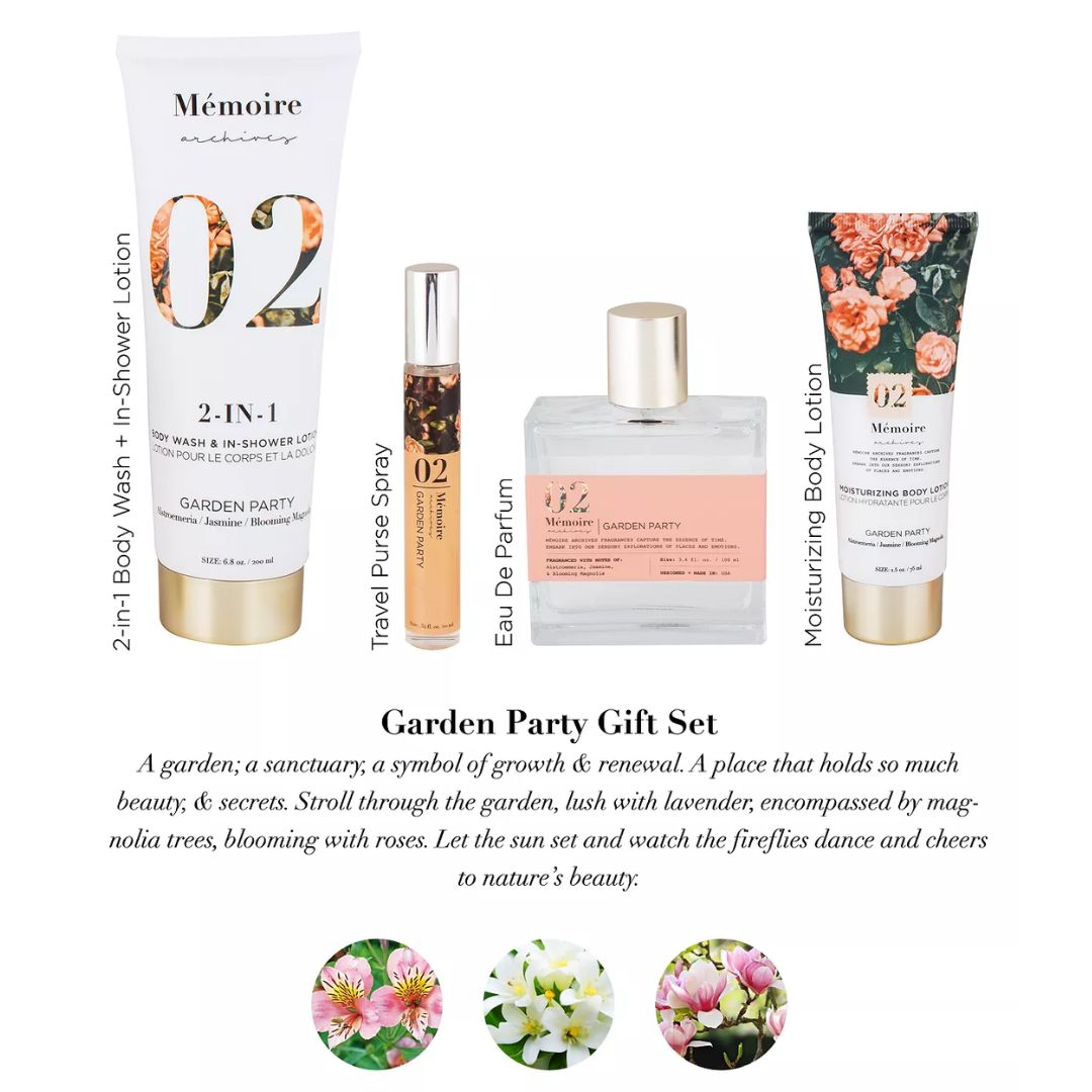 Memoire Archives - Garden Party - 4 Piece Gift Set