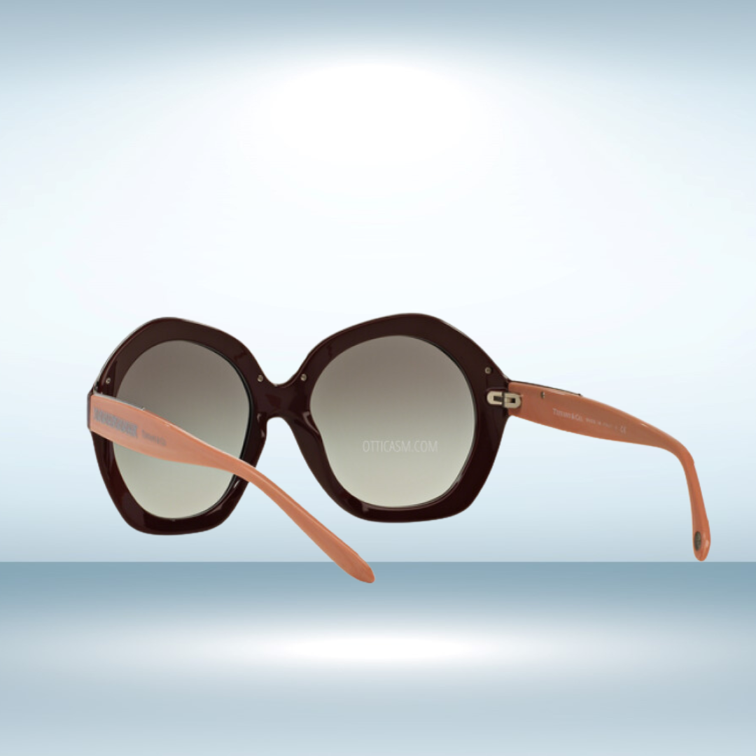 Tiffany and Co. - Sunglasses for Women, Red-Grey Gradient - 56-18-140 mm