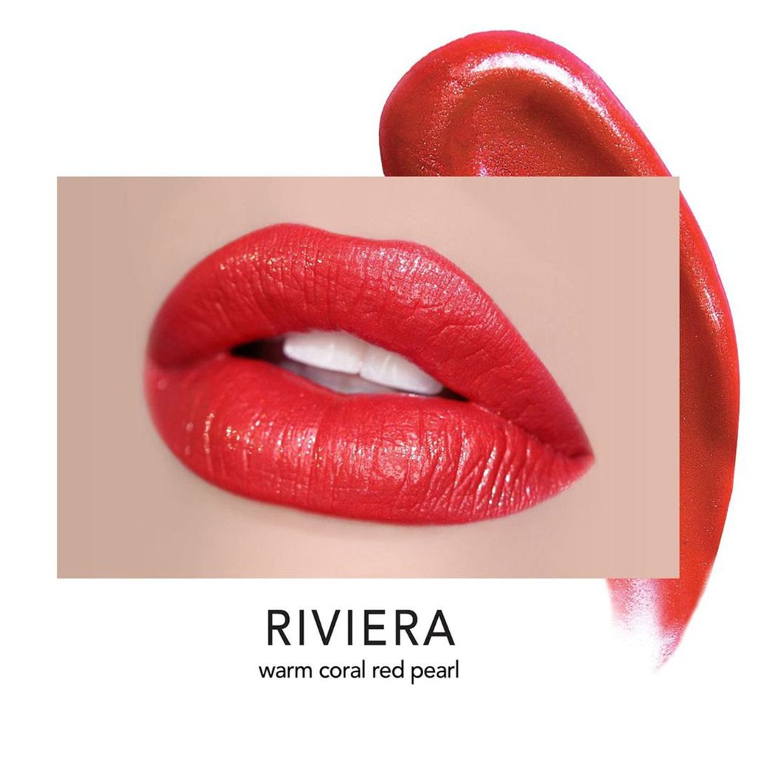 Jouer Cosmetics - High Pigment Pearl Lip Gloss, Riviera - 0.21 Oz