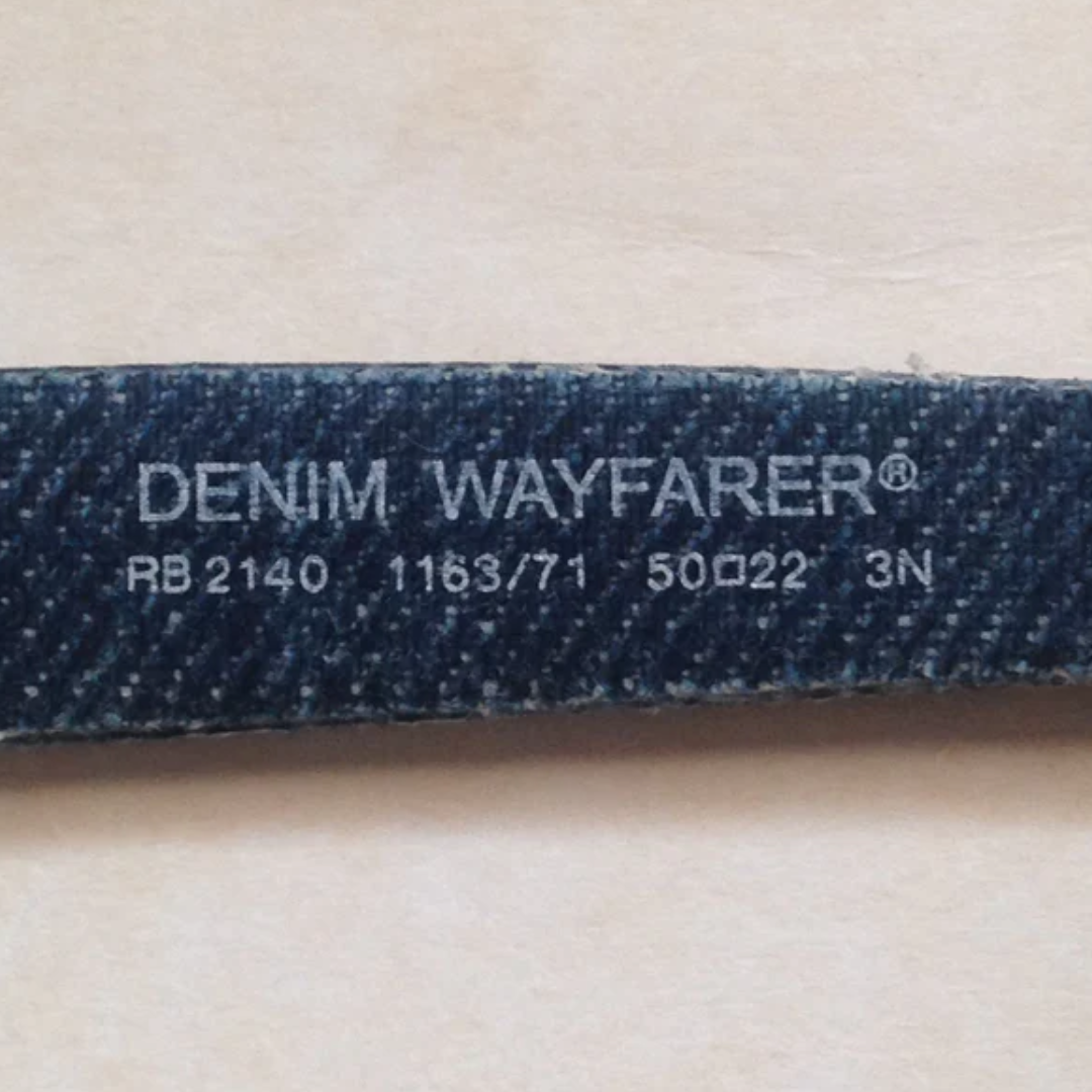 Ray Ban - Wayfarer Denim Sunglasses, Blue Denim Blue/Grey Gradient - 50-22-150 mm