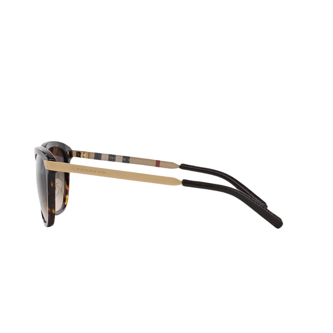Burberry - Sunglasses for Women, Dark Havana-Brown Gradient - 57-18-140 mm
