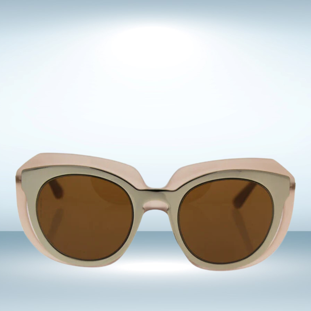 Dolce and Gabbana - Sunglasses for Women, Pale Gold-Opal Powder Pink-Brown - 51-22-140 mm