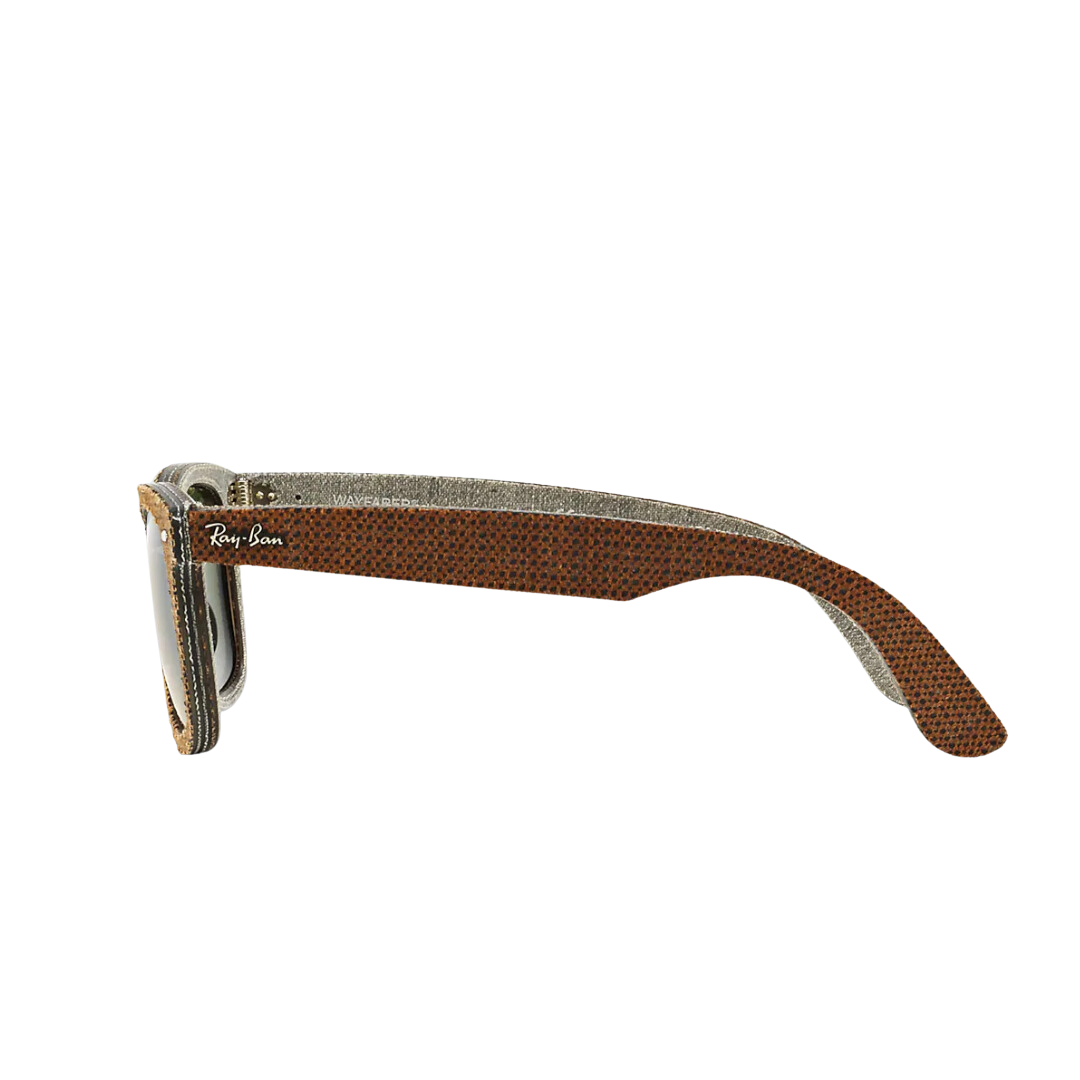 Ray Ban - Wayfarer Sunglasses, Brown Denim Brown-Green - 50-22-150 mm