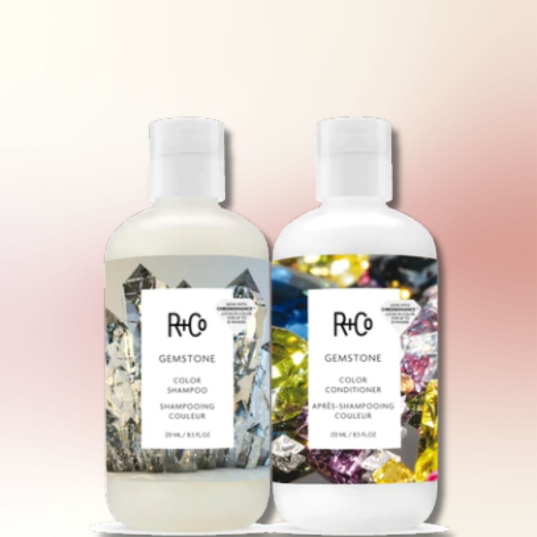 R+Co - Gemstone Color Shampoo & Conditioner   - 8.45 Oz Set