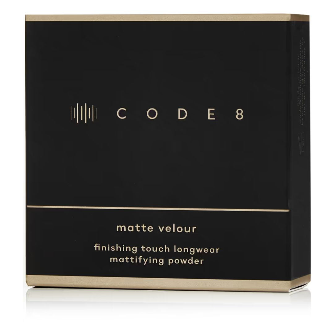 CODE8 - Matte Velour Powder, Dark - 0.45 Oz