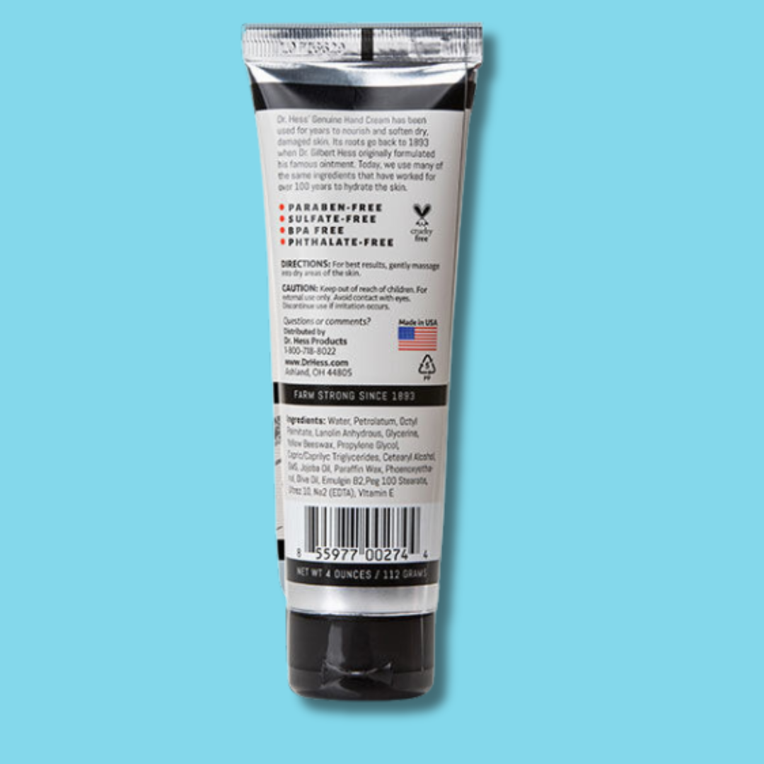 Dr. Hess - Genuine Hand Cream - 4 Oz
