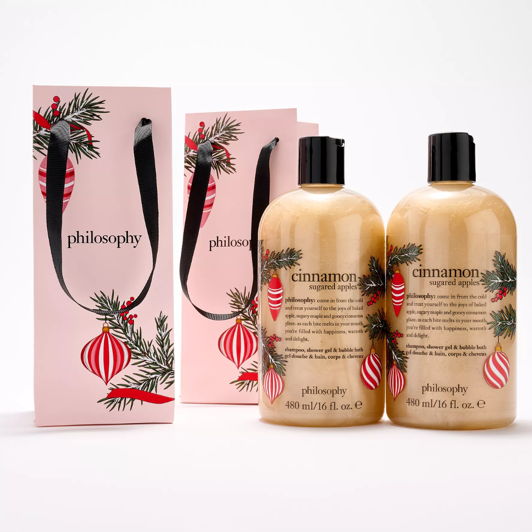 Philosophy - Cinnamon Sugared Apples, Shampoo, Shower Gel, and Bubble Bath - 16 Oz