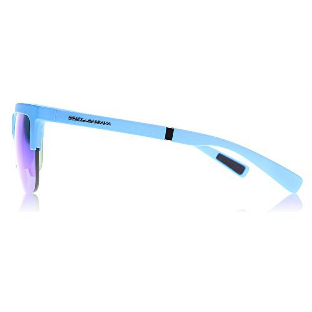 Dolce and Gabbana - Sunglasses, Azure Rubber-Green Light Blue - 58-19-145 mm