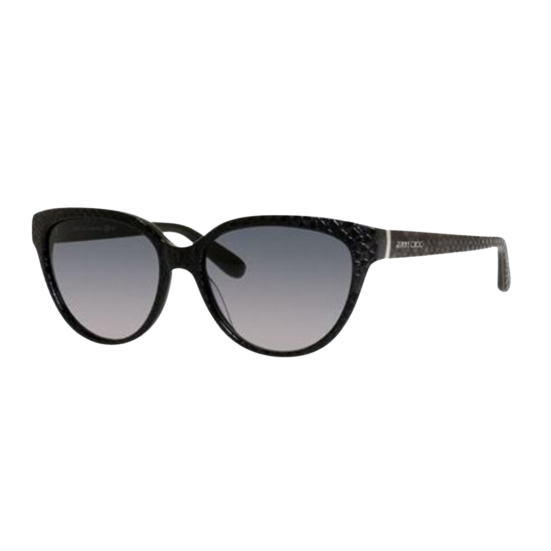 Jimmy Choo - Sunglasses for Women, Black - 56-17-140 mm