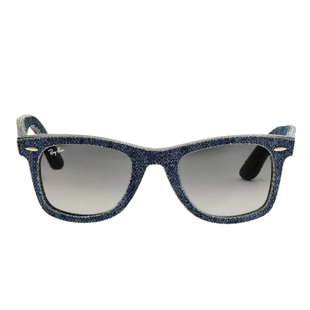 Ray Ban - Wayfarer Denim Sunglasses, Blue Denim Blue/Grey Gradient - 50-22-150 mm