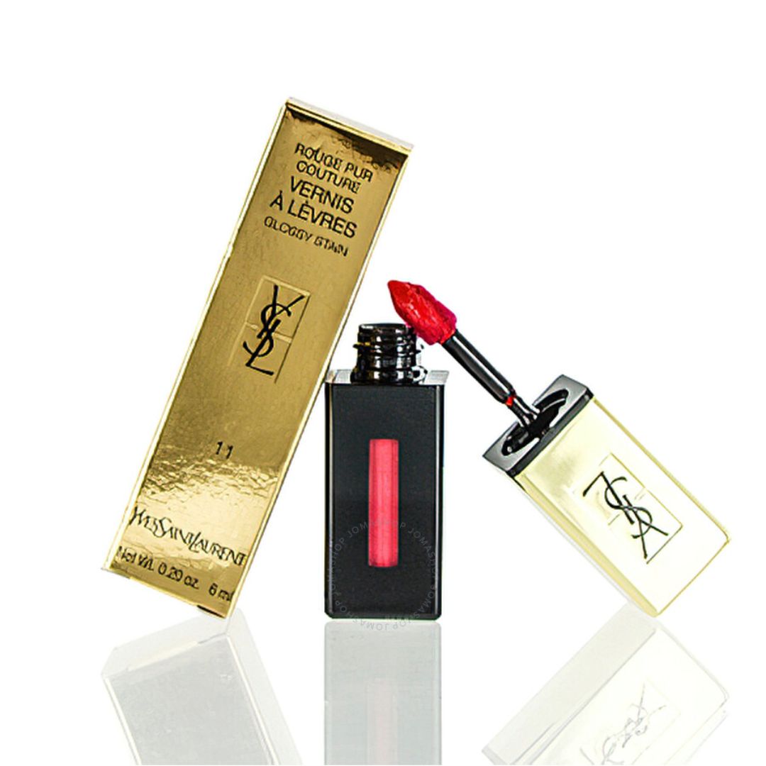 Yves Saint Laurent - Rouge Pur Couture Glossy Stain, #11 Rouge Gouache - 0.20 Oz