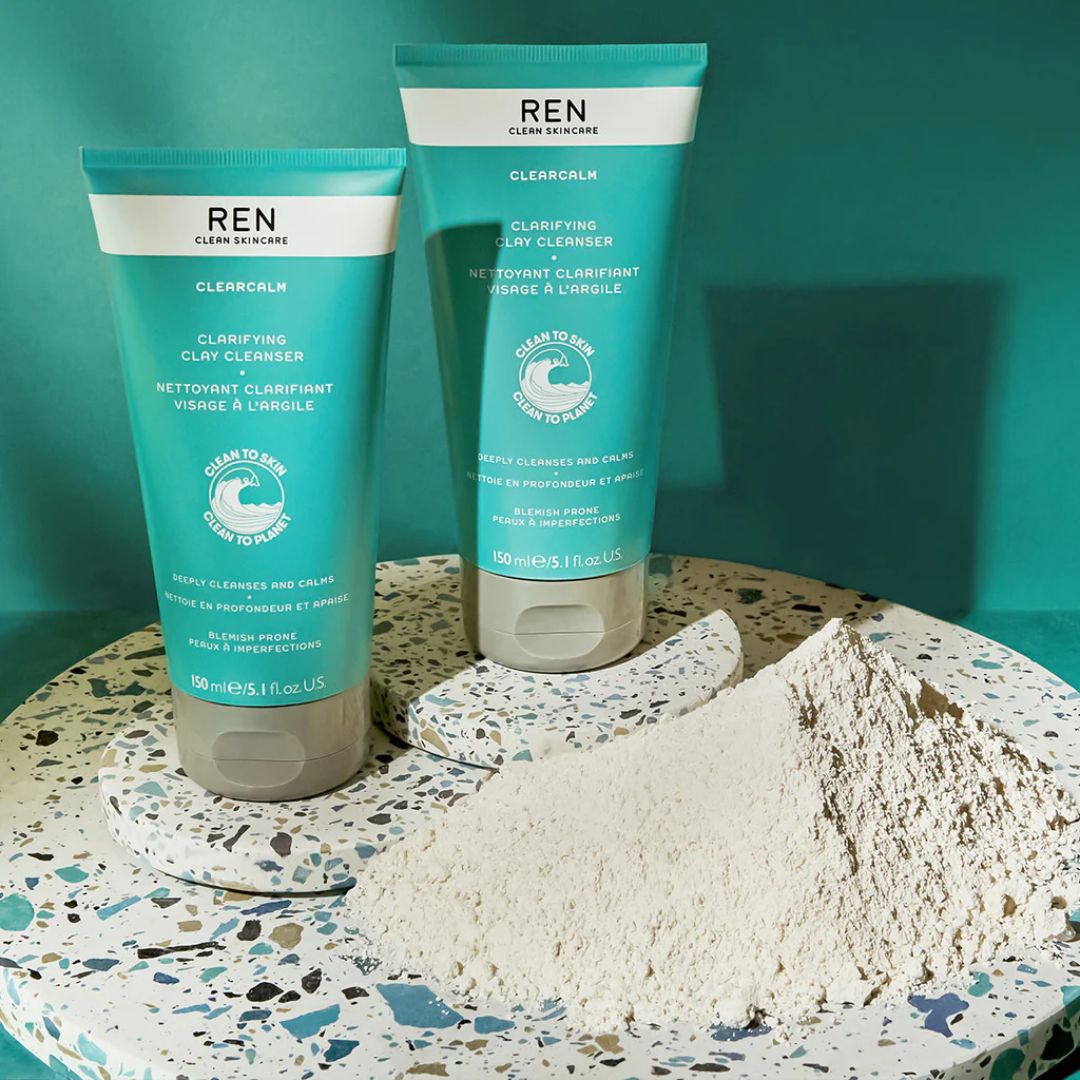 REN - Clearcalm 3 Clarifying Clay Cleanser - 5.1 Oz