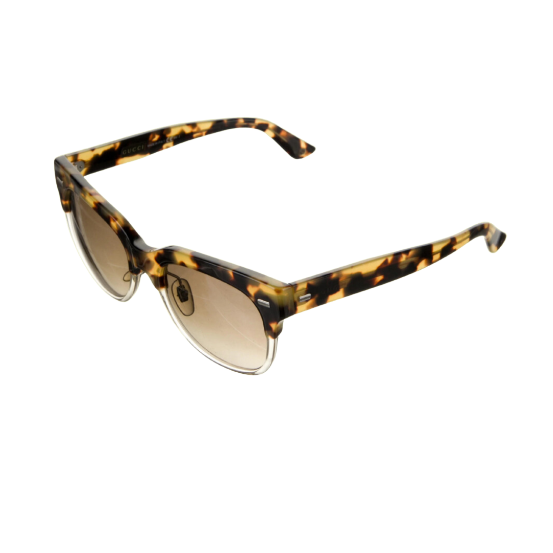 Gucci - Sunglasses, Spotted Havana - 52-19-145 mm