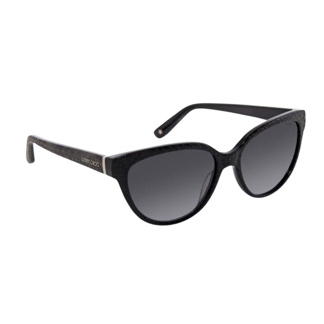 Jimmy Choo - Sunglasses for Women, Black - 56-17-140 mm