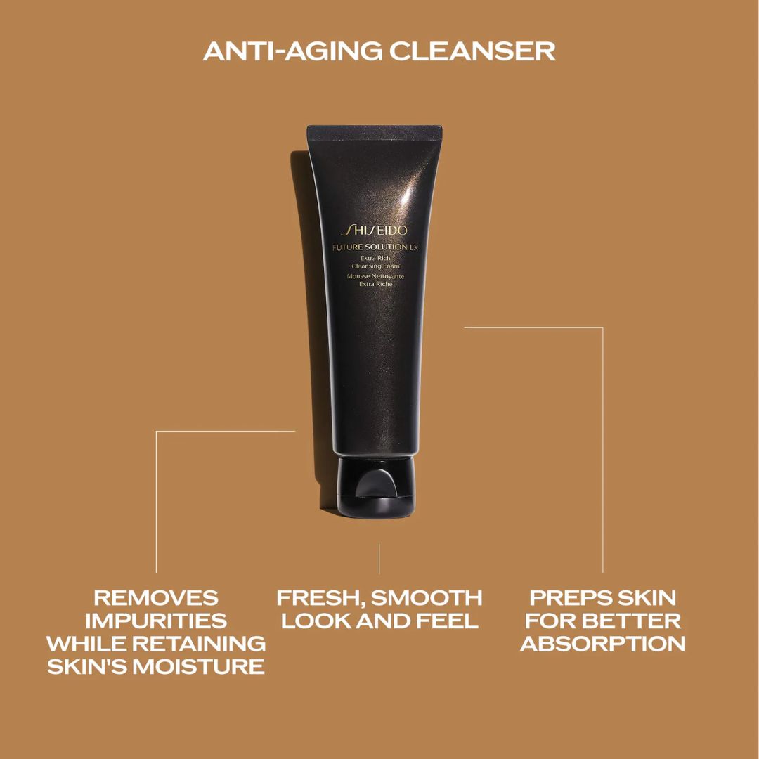 Shiseido - Future Solution LX Extra Rich Cleansing Foam - 4.7 Oz