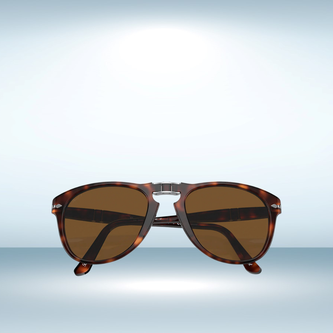 Persol - Sunglasses - Havana-Brown Polarized - 54-21-140 mm
