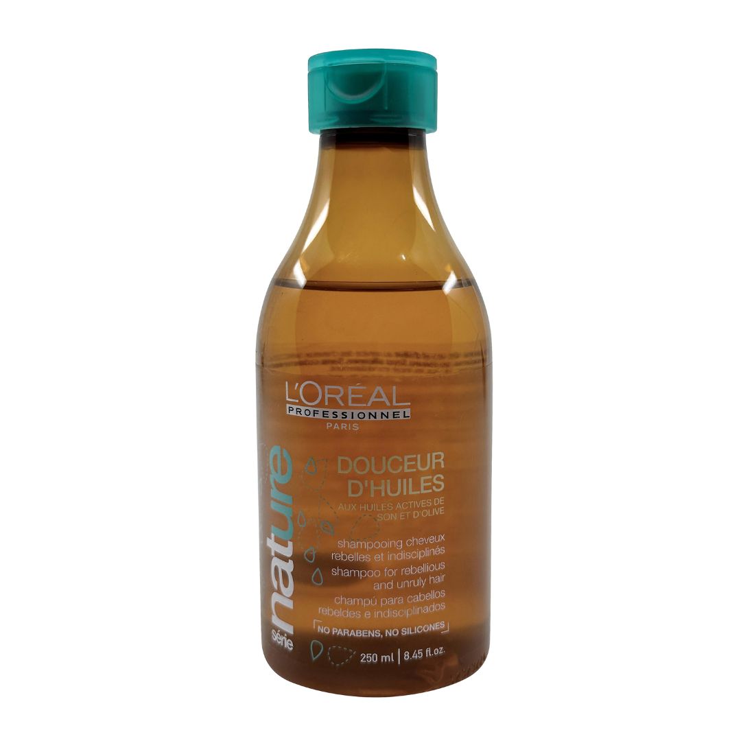 L'Oreal - Professionel Nature Douceur D'huiles Shampoo for Rebellious & Unruly Hair - 2 X 8.45 Oz