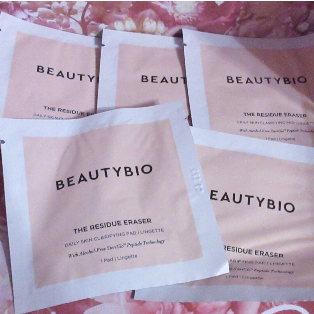 Beautybio - GloPro Regeneration Tool Pink Glitter with 5 Residue Eraser & 1 Skin Prep Pad - 7 Piece