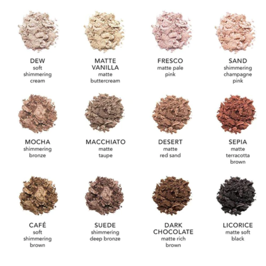 Jouer Cosmetics - Essential Matte & Shimmer Eyeshadow Palette - 0.59 Oz