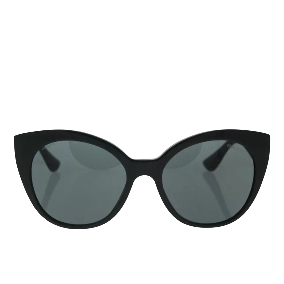 Miu Miu - Sunglasses for Women, Black-Grey - 55-18-140 mm