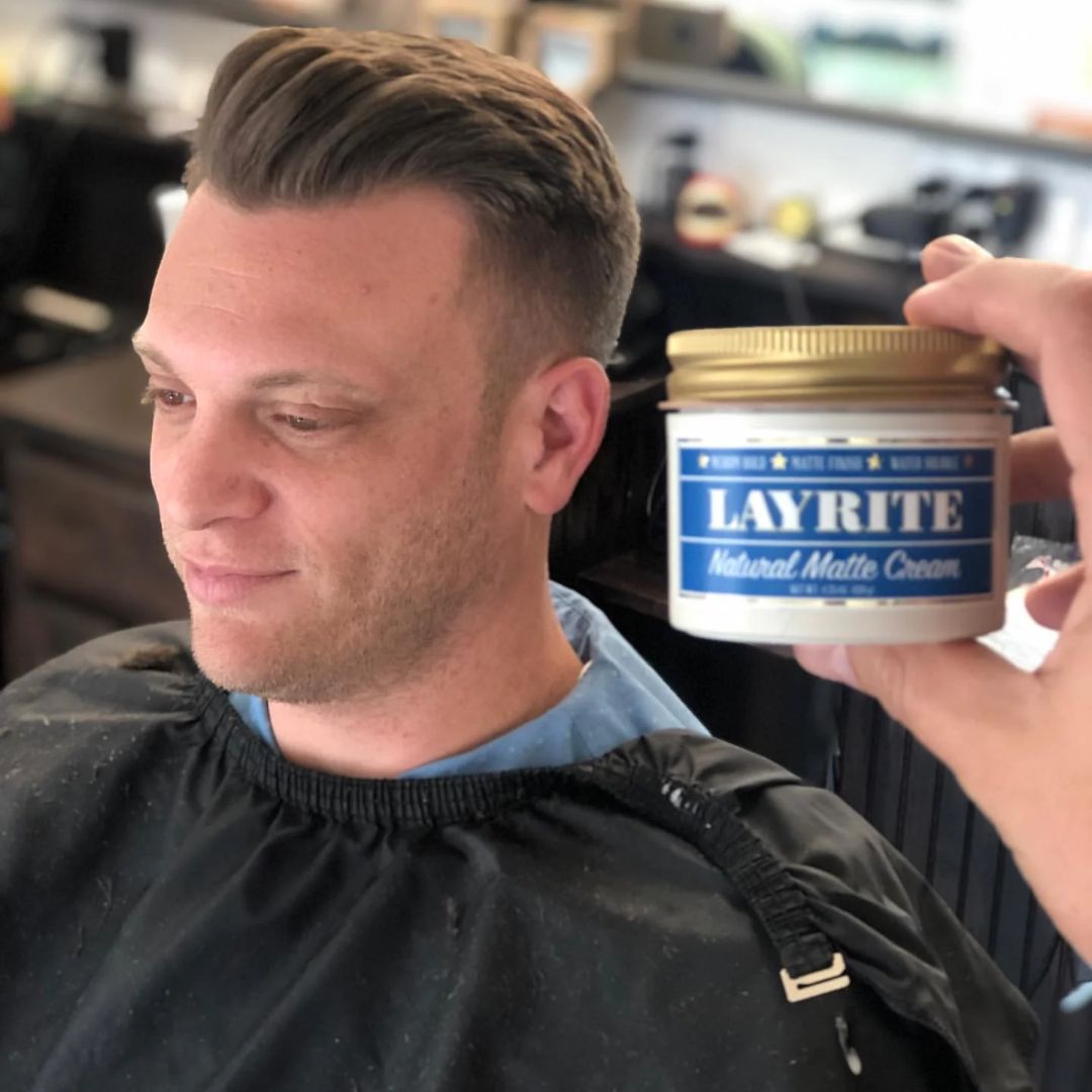 Layrite Deluxe - Natural Matte Cream - 4.25 Oz, Set of 2