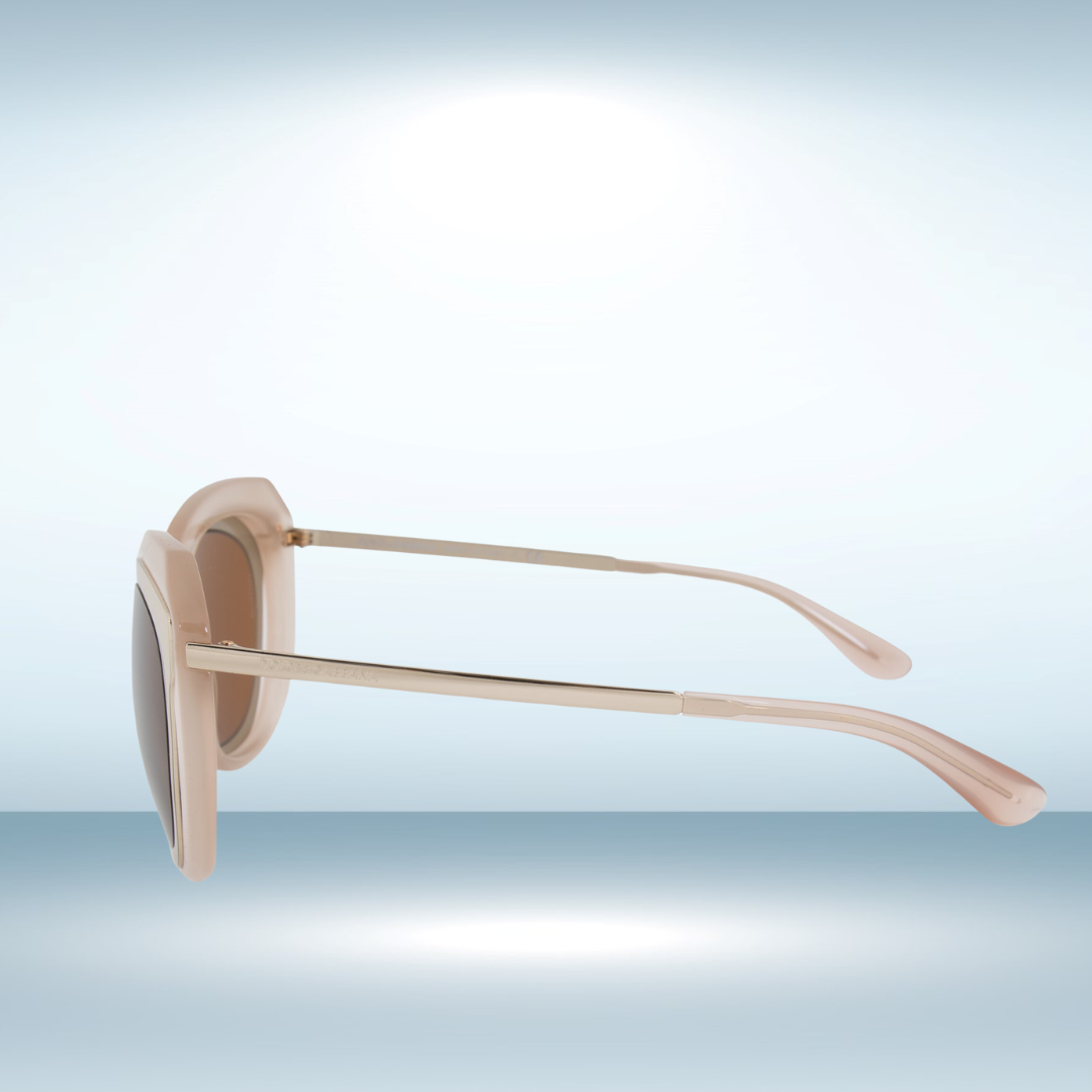 Dolce and Gabbana - Sunglasses for Women, Pale Gold-Opal Powder Pink-Brown - 51-22-140 mm