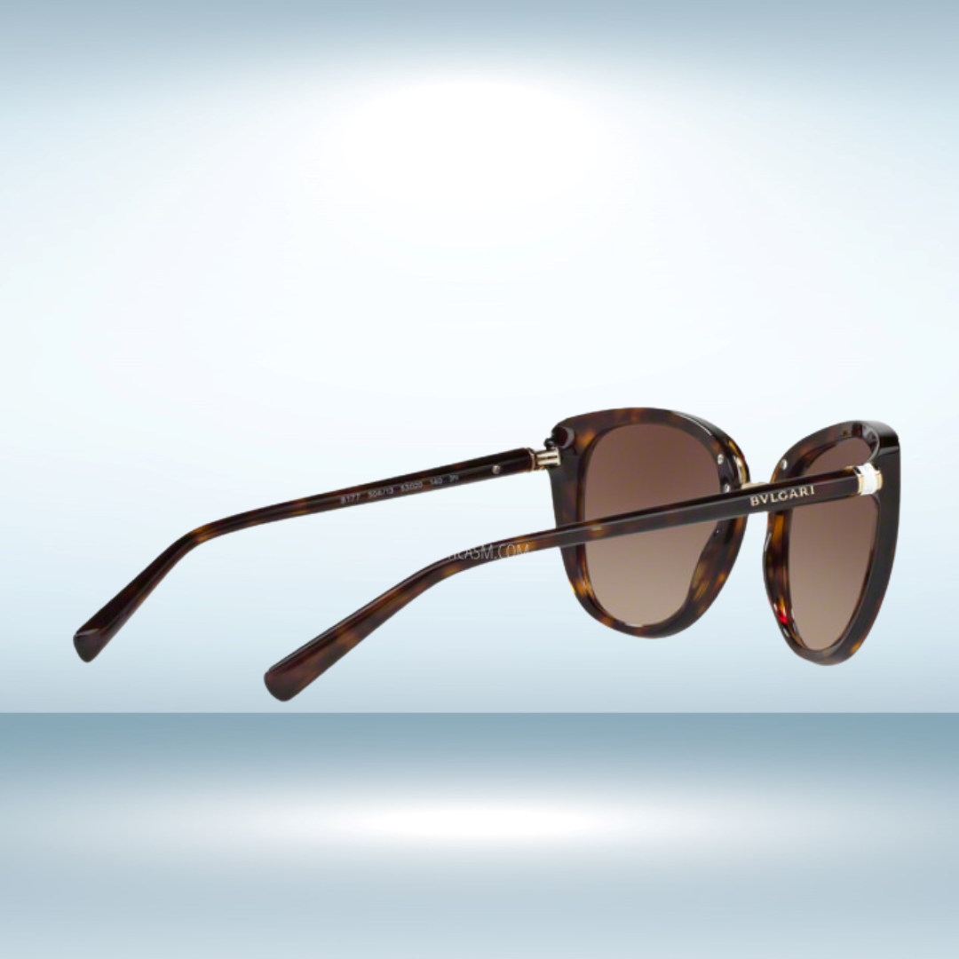 Bvlgari - Sunglasses for Women, Dark Havana-Brown Gradient - 53-20-140 mm