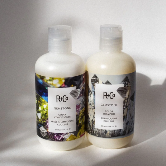 R+Co - Gemstone Color Shampoo & Conditioner   - 8.45 Oz Set