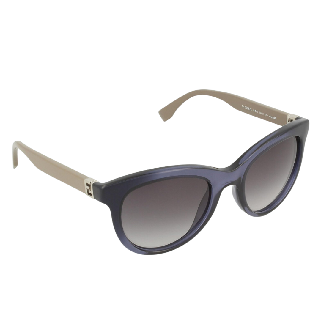 Fendi - Sunglasses for Women, Blue Gray - 52-21-135 mm