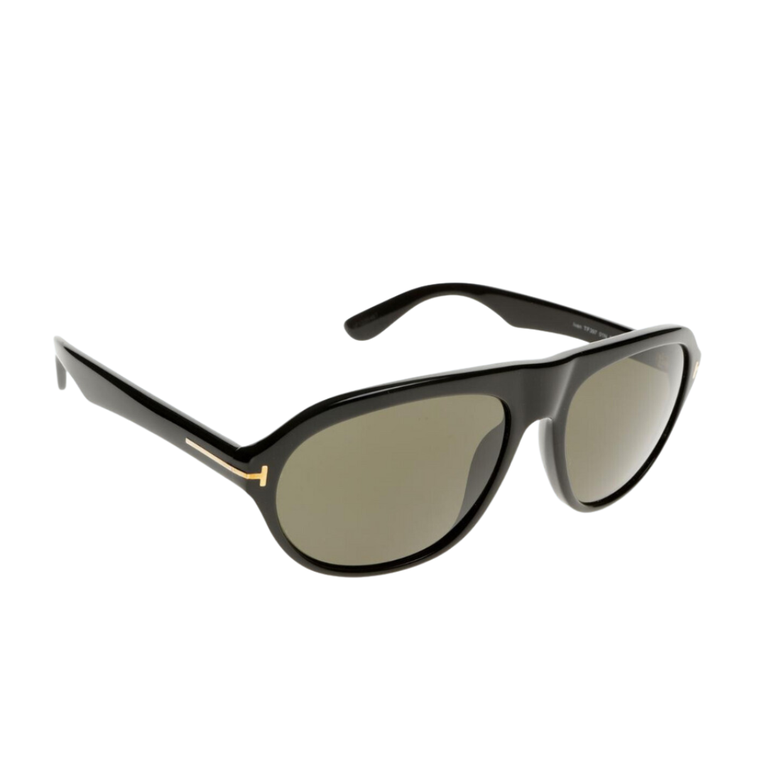 Tom Ford - Sunglasses for Women, Black-Green - 58-17-145 mm