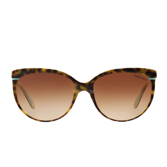 Tiffany and Co. - Sunglasses for Women, Havana Blue-Brown Gradient - 56-16-140 mm