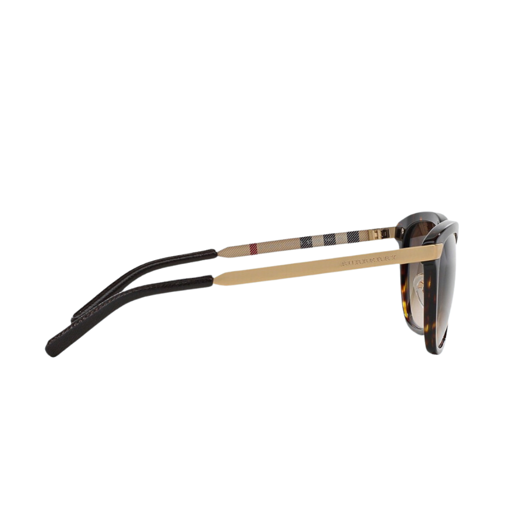 Burberry - Sunglasses for Women, Dark Havana-Brown Gradient - 57-18-140 mm