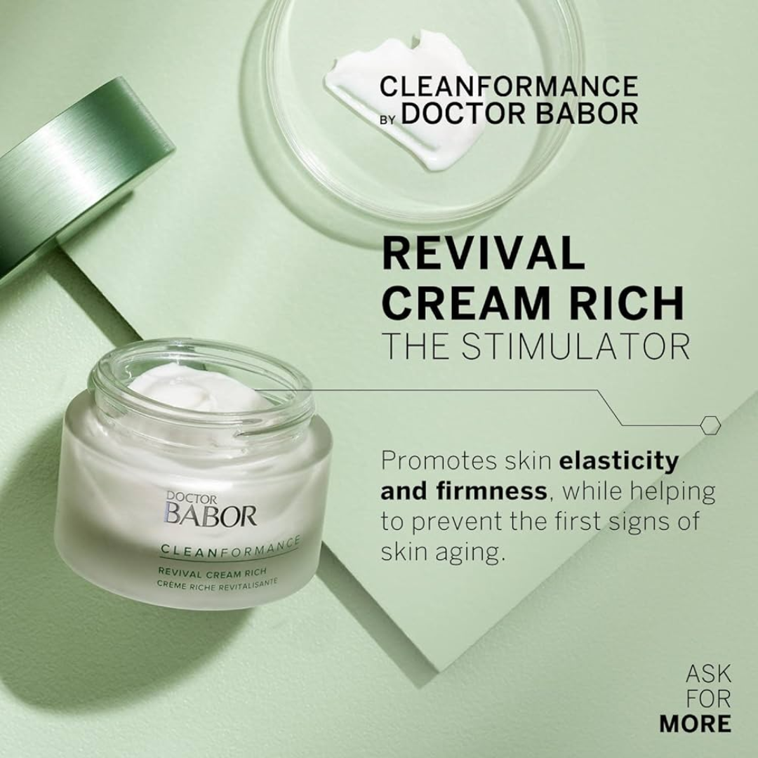 BABOR - Cleanformance Revival Cream Rich - 1.69 Oz