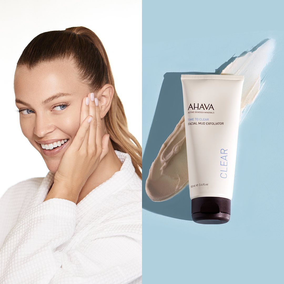 Ahava - Time to Clear Facial Mud Exfoliator - 3.4 Oz