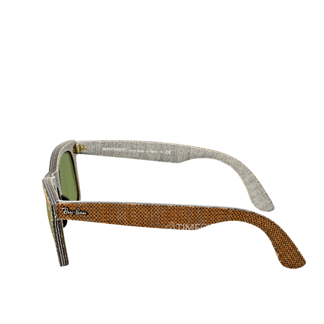 Ray Ban - Wayfarer Sunglasses, Brown Denim Brown-Green - 50-22-150 mm