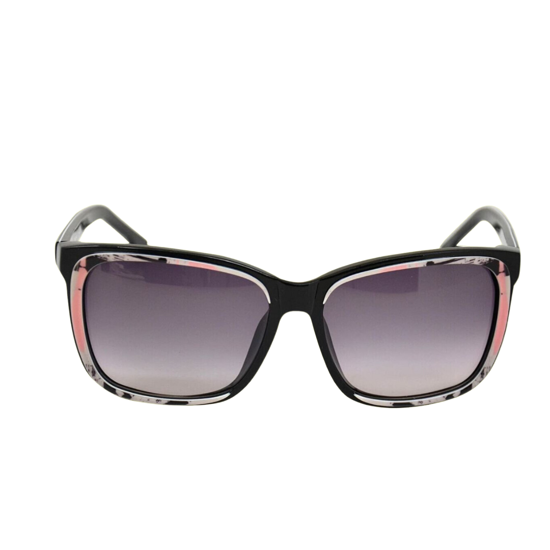 Diesel - Sunglasses for Women, Black White Pink Smoke - 58-15-135 mm