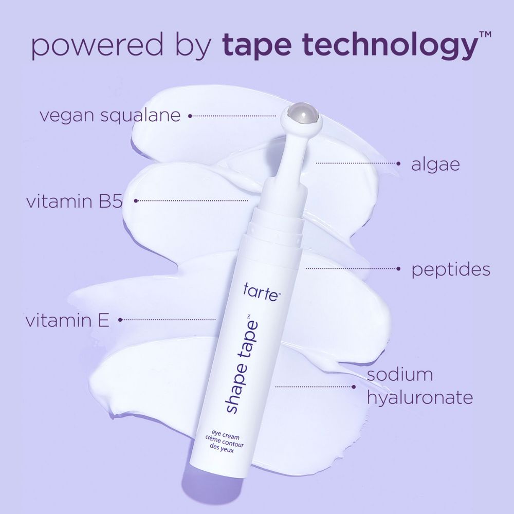 Tarte - Shape Tape 24-Hr Hydrating Vegan Eye Cream for Unisex - 0.33 Oz