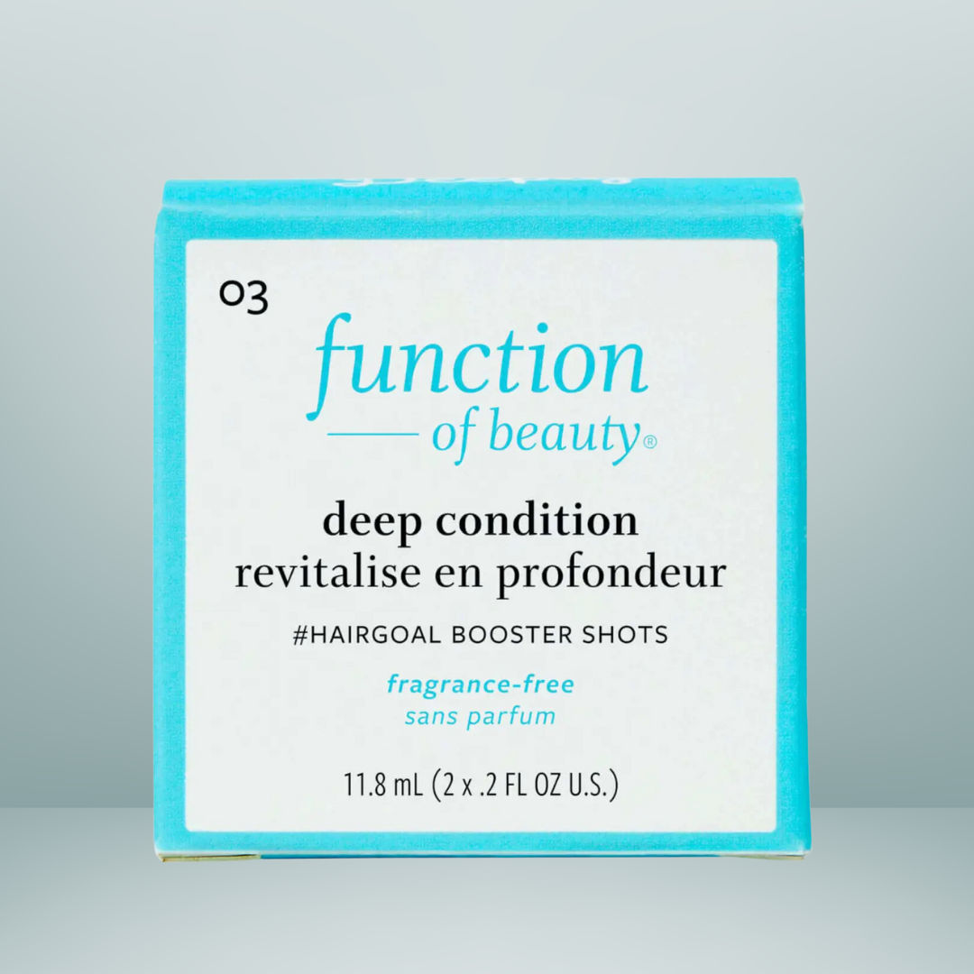 Function Of Beauty - Coily Hair Deep Conditioning Shampoo And Conditioner And Boosters Set - 5 Piece