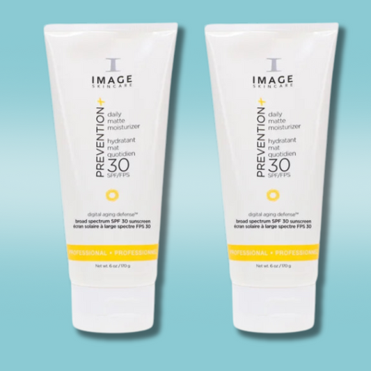 Image Skincare - Prevention + Daily Matte Moisturizer SPF 30 Set of 2 - 6 Oz Each