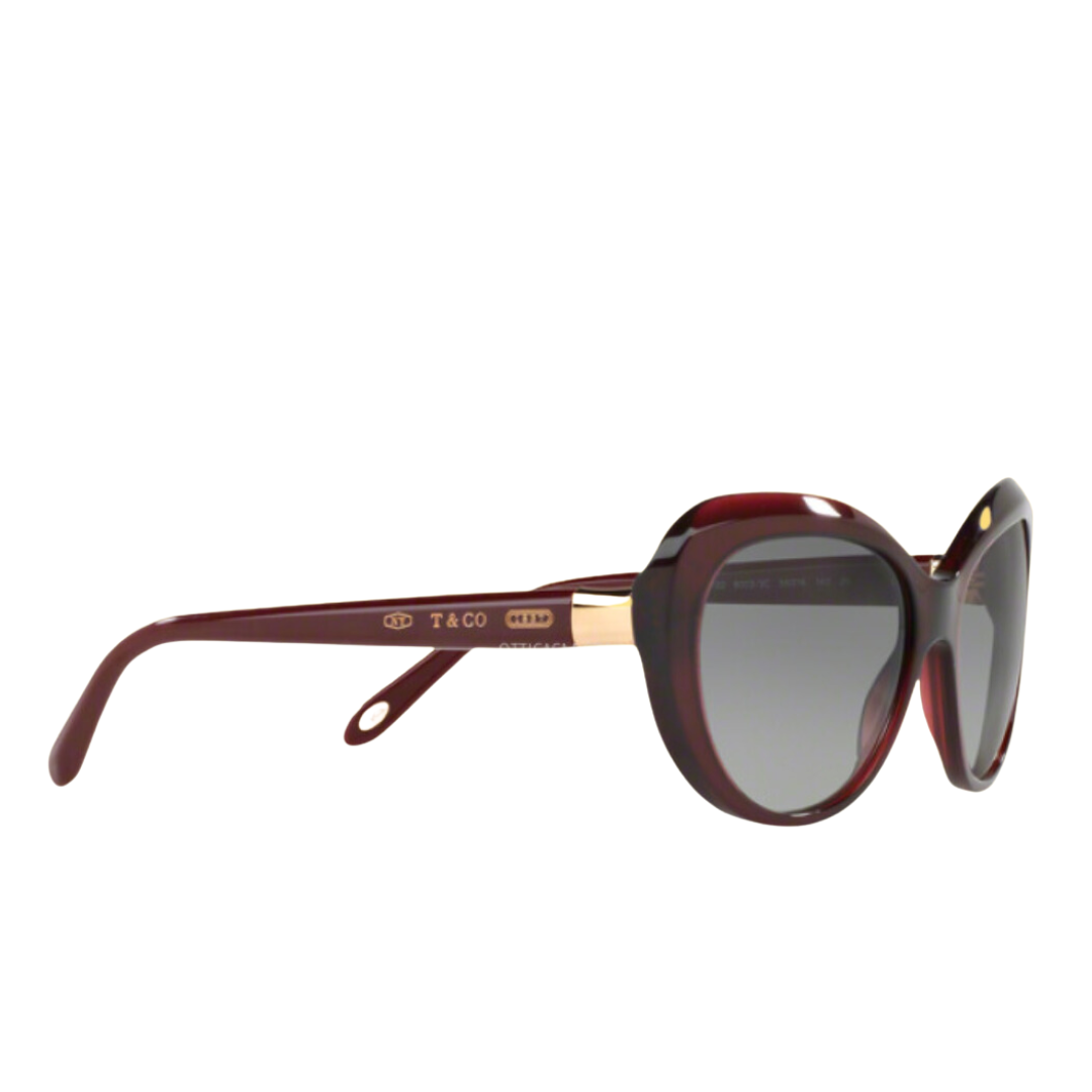 Tiffany and Co. - Sunglasses for Women, Opal Red-Gray Gradient - 56-16-140 mm