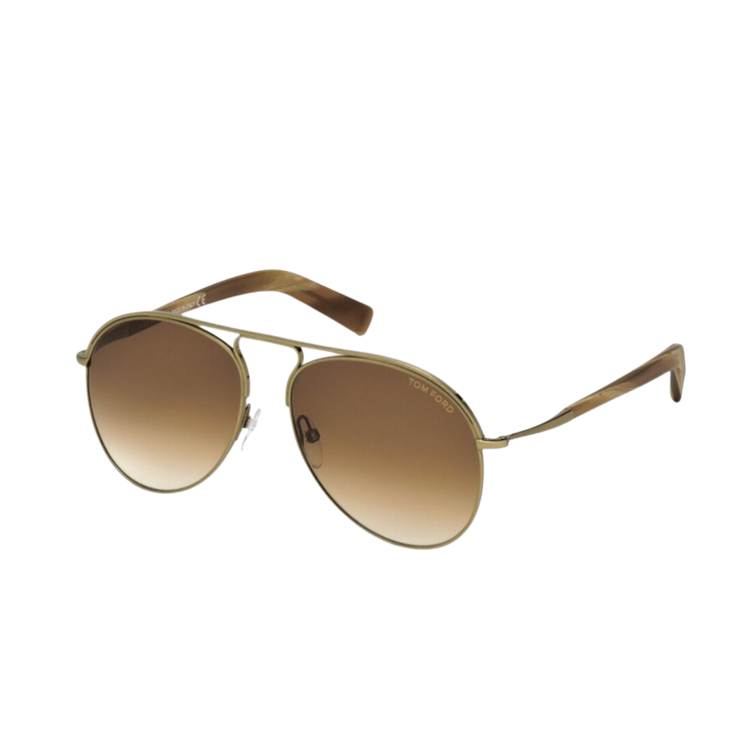 Tom Ford - Cody Sunglasses for Women, Dark Gold-Brown Gradient - 56-15-145 mm