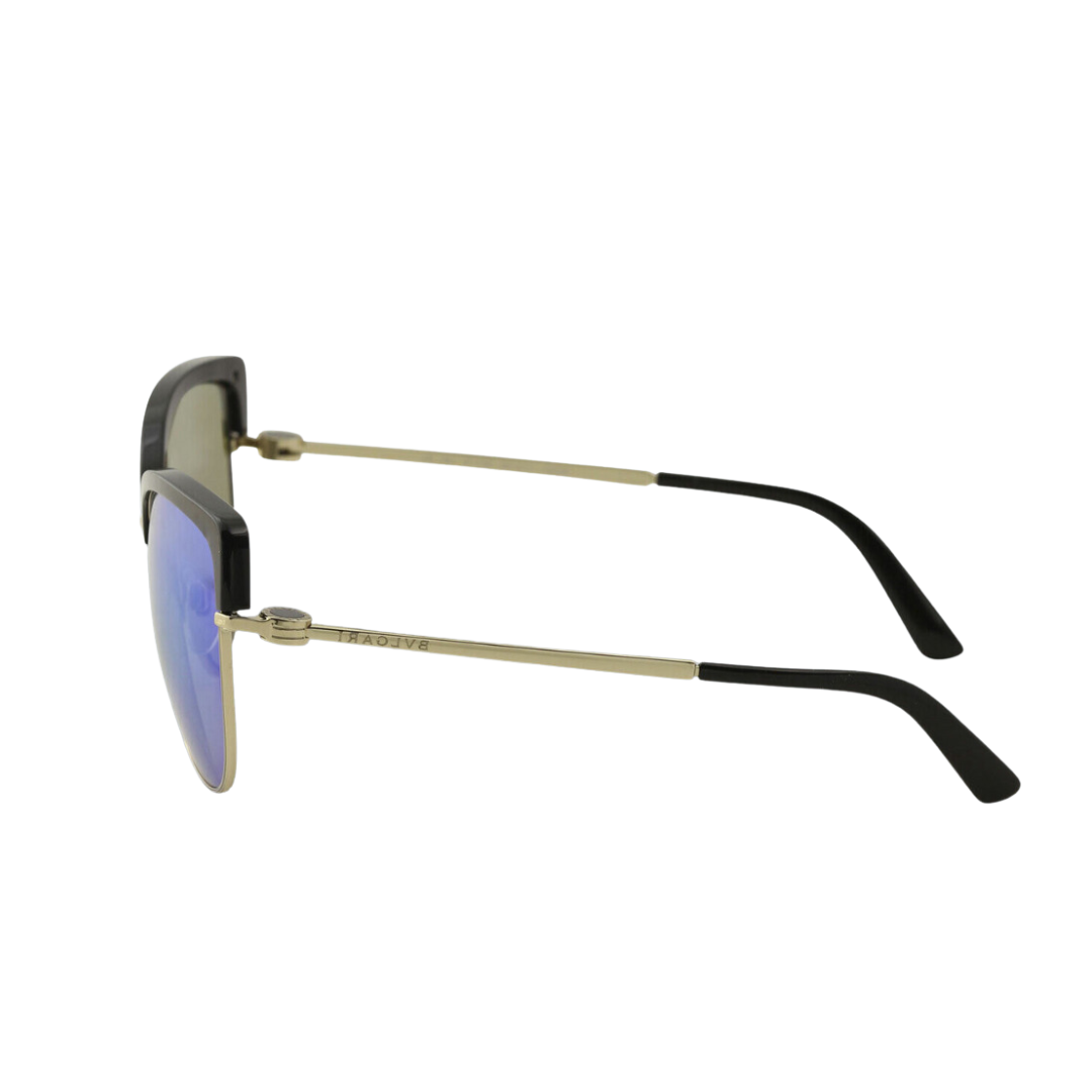 Bvlgari - Sunglasses for Women, Pale Gold-Black-Grey Mirror Green - 58-18-135 mm