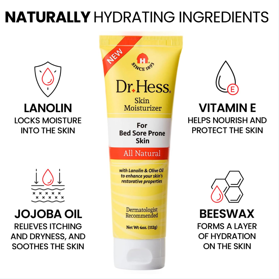 Dr. Hess - Skin Moisturizer For Bed Sore Prone Skin - 4 Oz