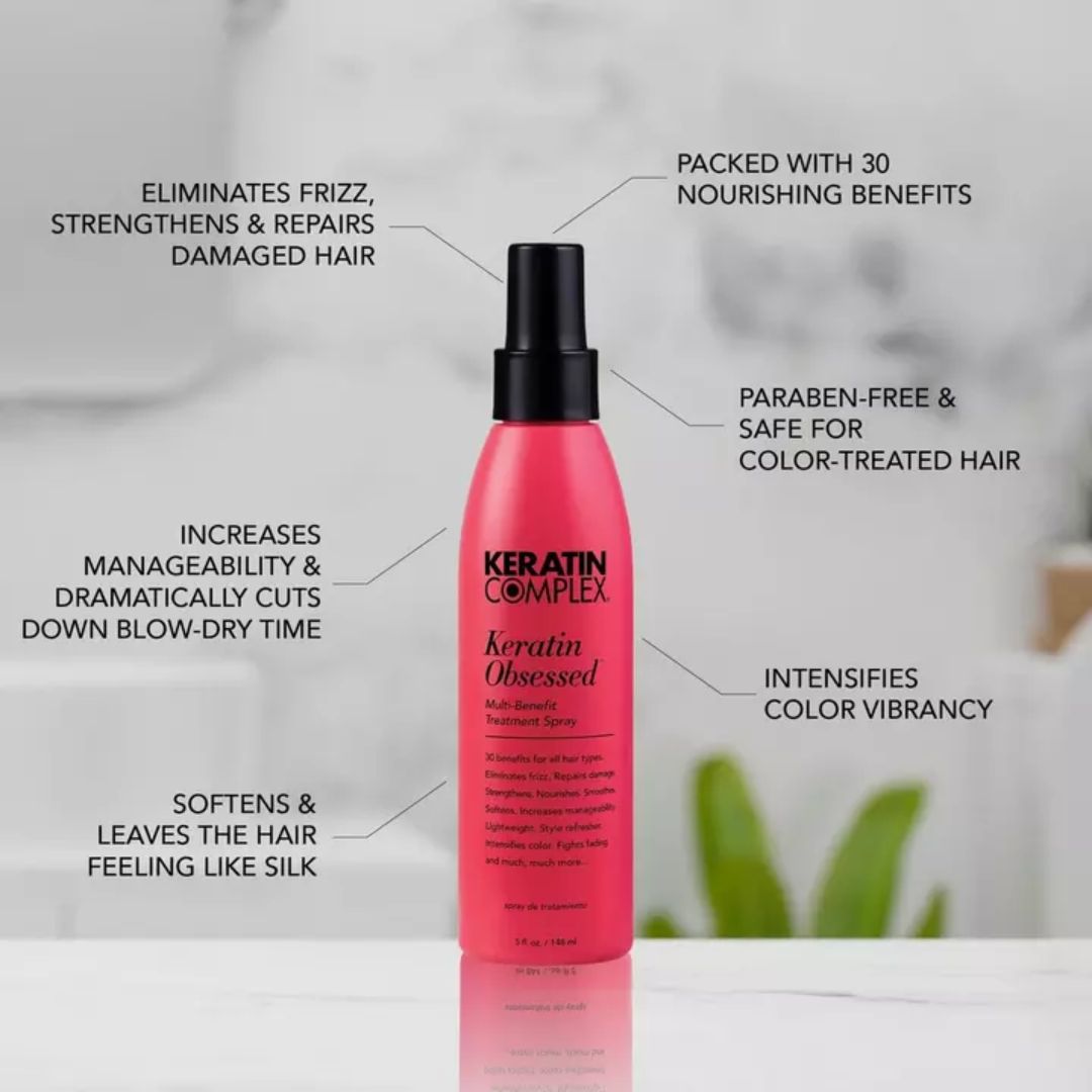 Keratin Complex - Keratin Obsessed Multi Benefit Treatment Spray - 1.7 Oz, Set of 2