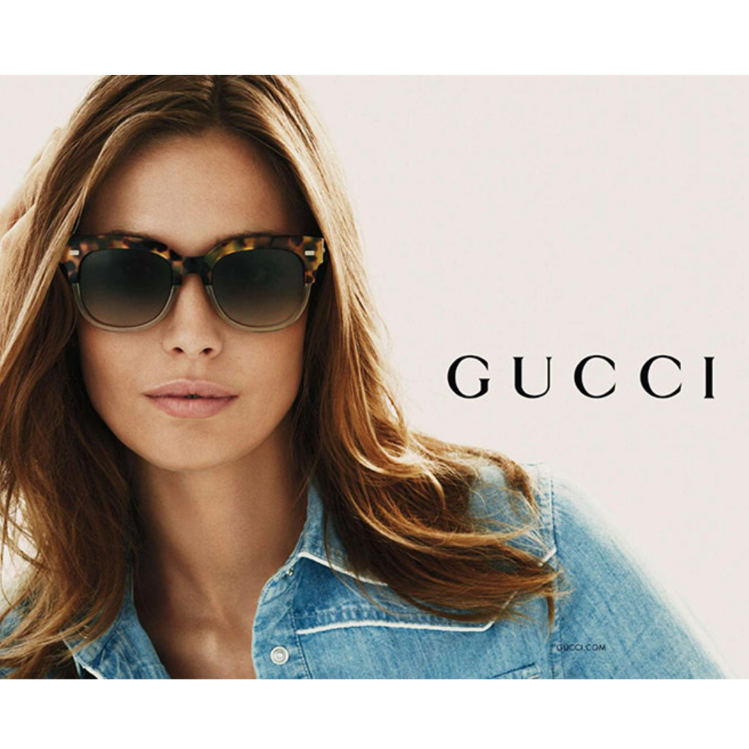 Gucci - Sunglasses, Spotted Havana - 52-19-145 mm