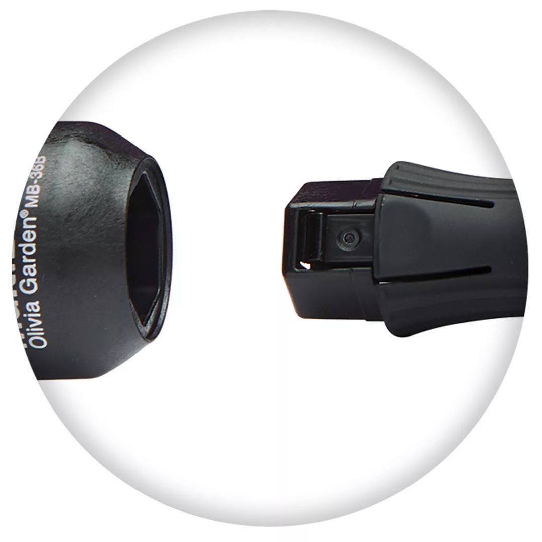 Olivia Garden - Multi Brush MBKP36 with Handle, 5 Piece Kit - 4 x 1 3/8" (36 mm)