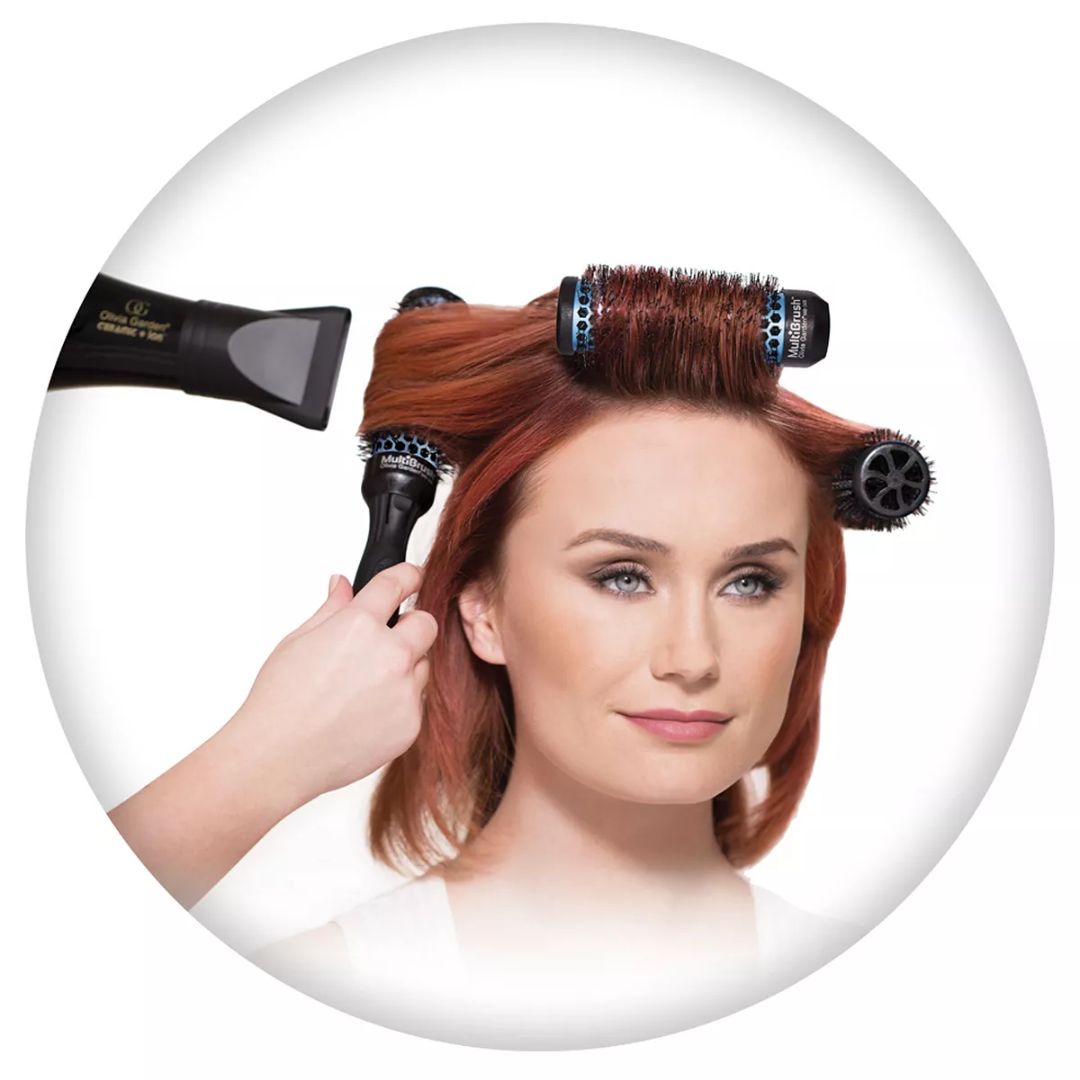 Olivia Garden - Multi Brush MBKP36 with Handle, 5 Piece Kit - 4 x 1 3/8" (36 mm)