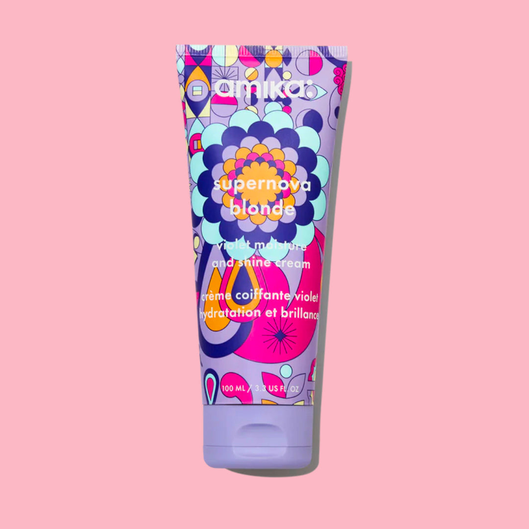 Amika - Supernova Blonde Violet Moisture and Shine Cream - 3.3 Oz